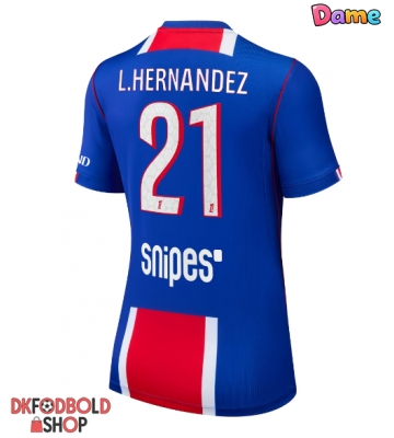 Paris Saint-Germain Lucas Hernandez #21 Hjemmebanetrøje Dame 2026-27 Kort ærmer
